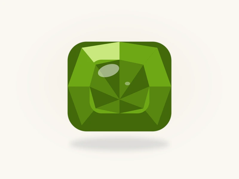 3.40 ct tsavorite garnet, cushion cut