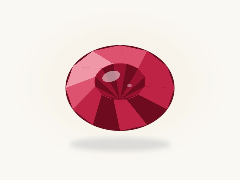 2.04 ct unheated Mogok ruby, Pigeon's Blood